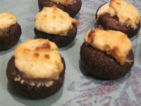 Boursin-Stuffed Mushrooms