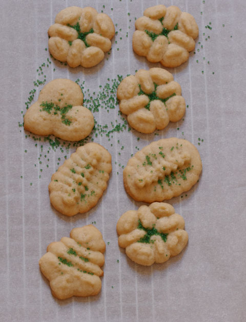 Holiday Spritz Cookies