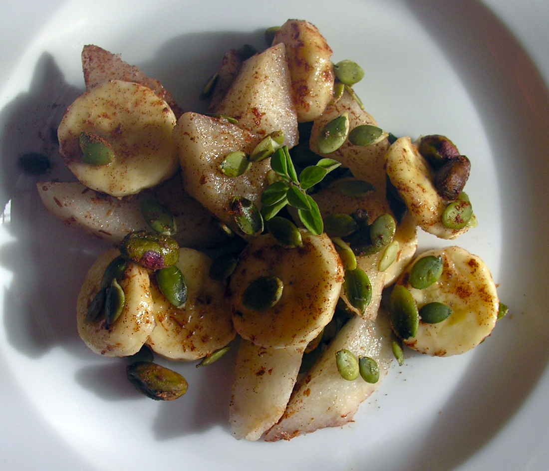 Mellow yellow breakfast salad