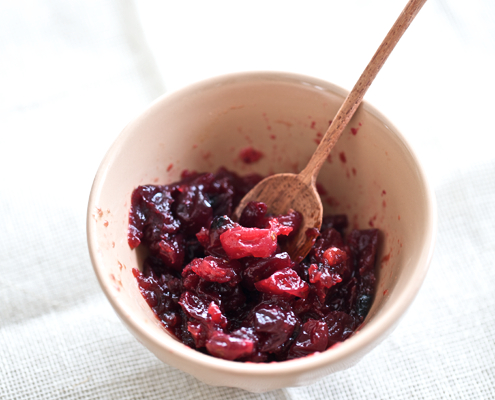 Five-minute Cranberry Schmutz