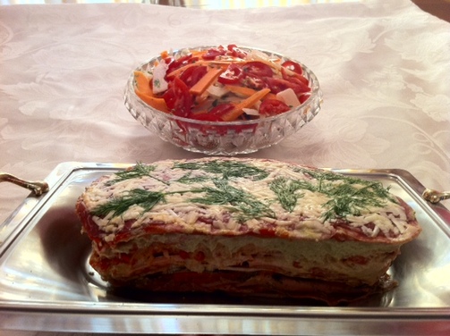 Cold Cuts Terrine with Fennel and Carrots Salad