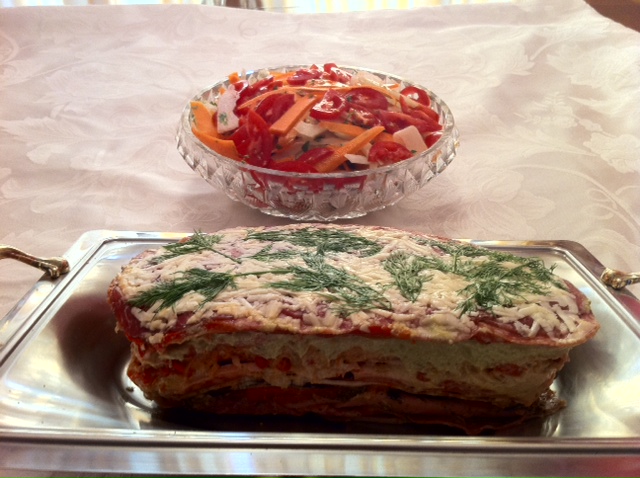 Cold Cuts Terrine with Fennel and Carrots Salad
