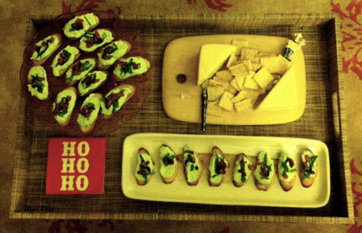 Pea and Pancetta Crostini