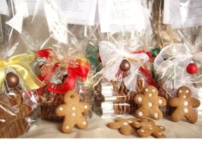 gingerman cookies and gift