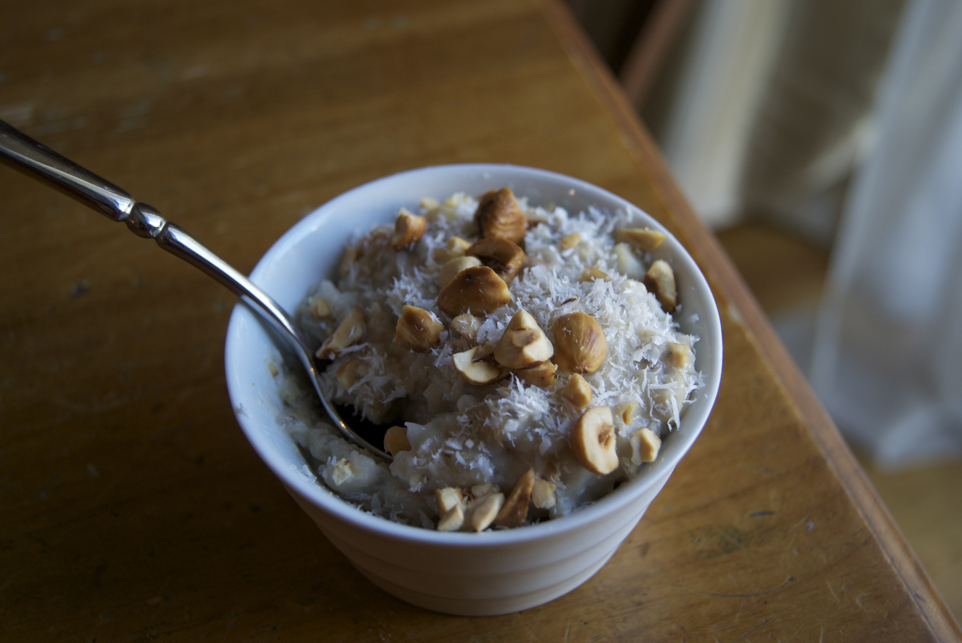 Coco-Ginger-Hazelnut Oatmeal