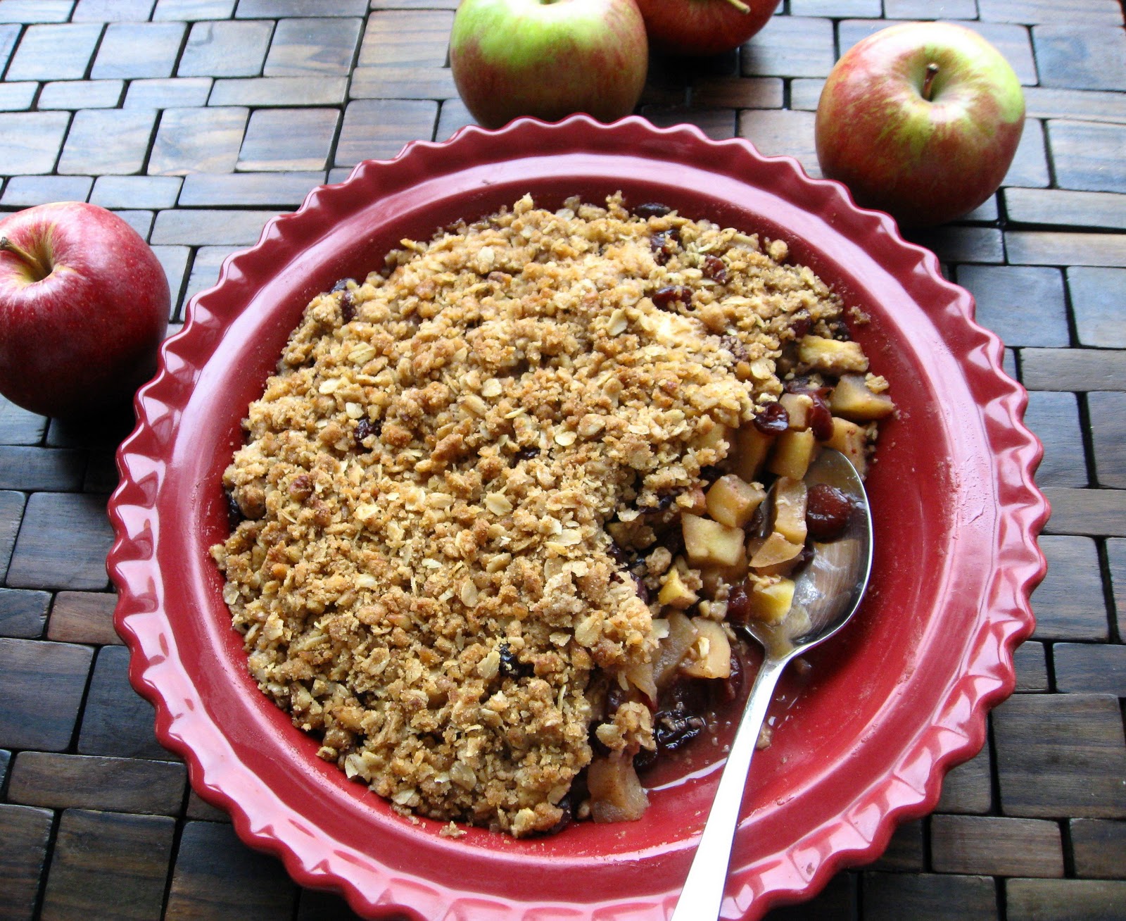 Apple Cranberry Crisp