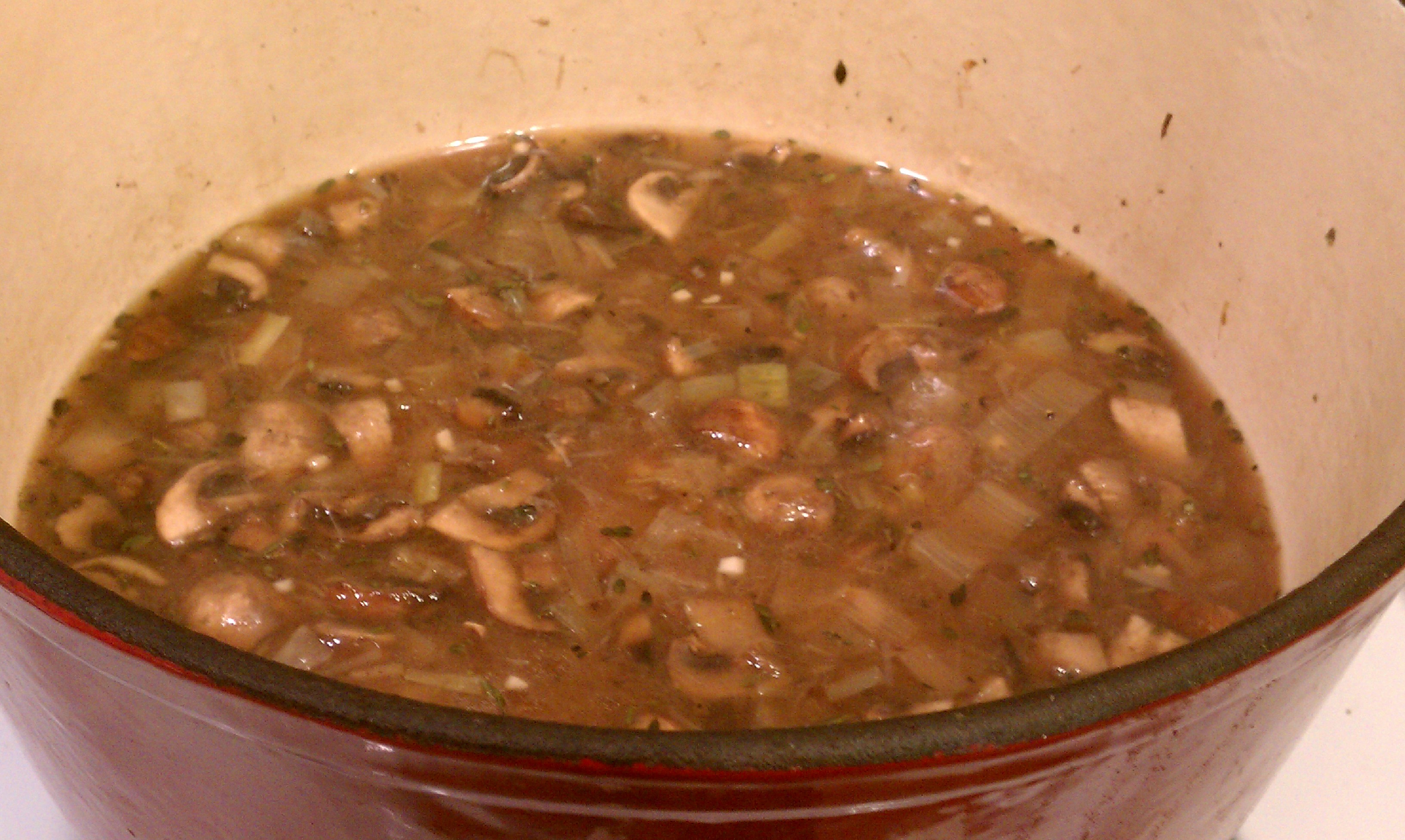 Practically Cleansing Mushroom Soup