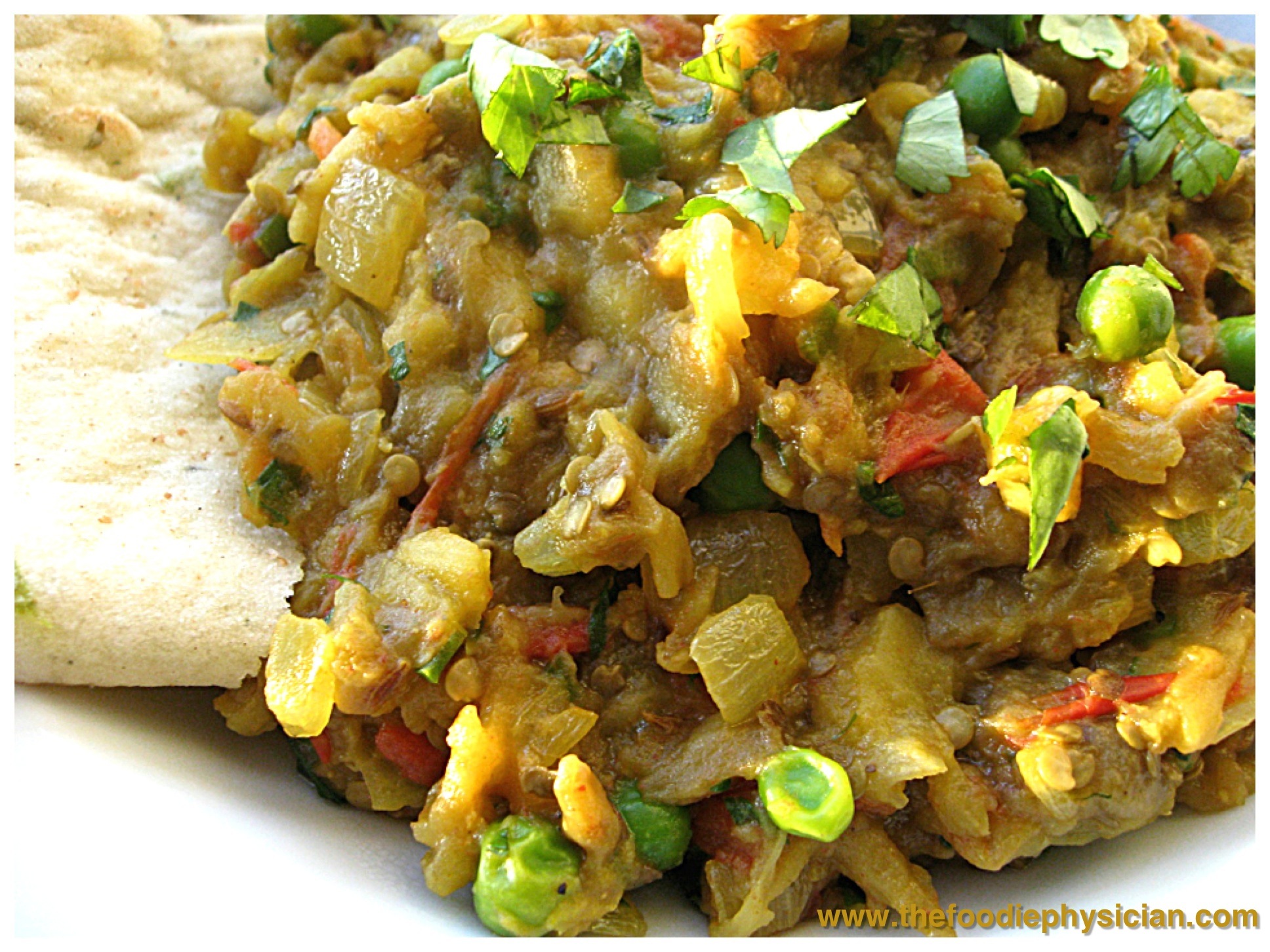 Indian Spiced Eggplant (Baingan Bharta)