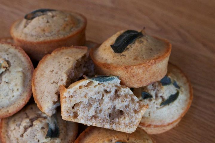 Walnut Sage Financiers
