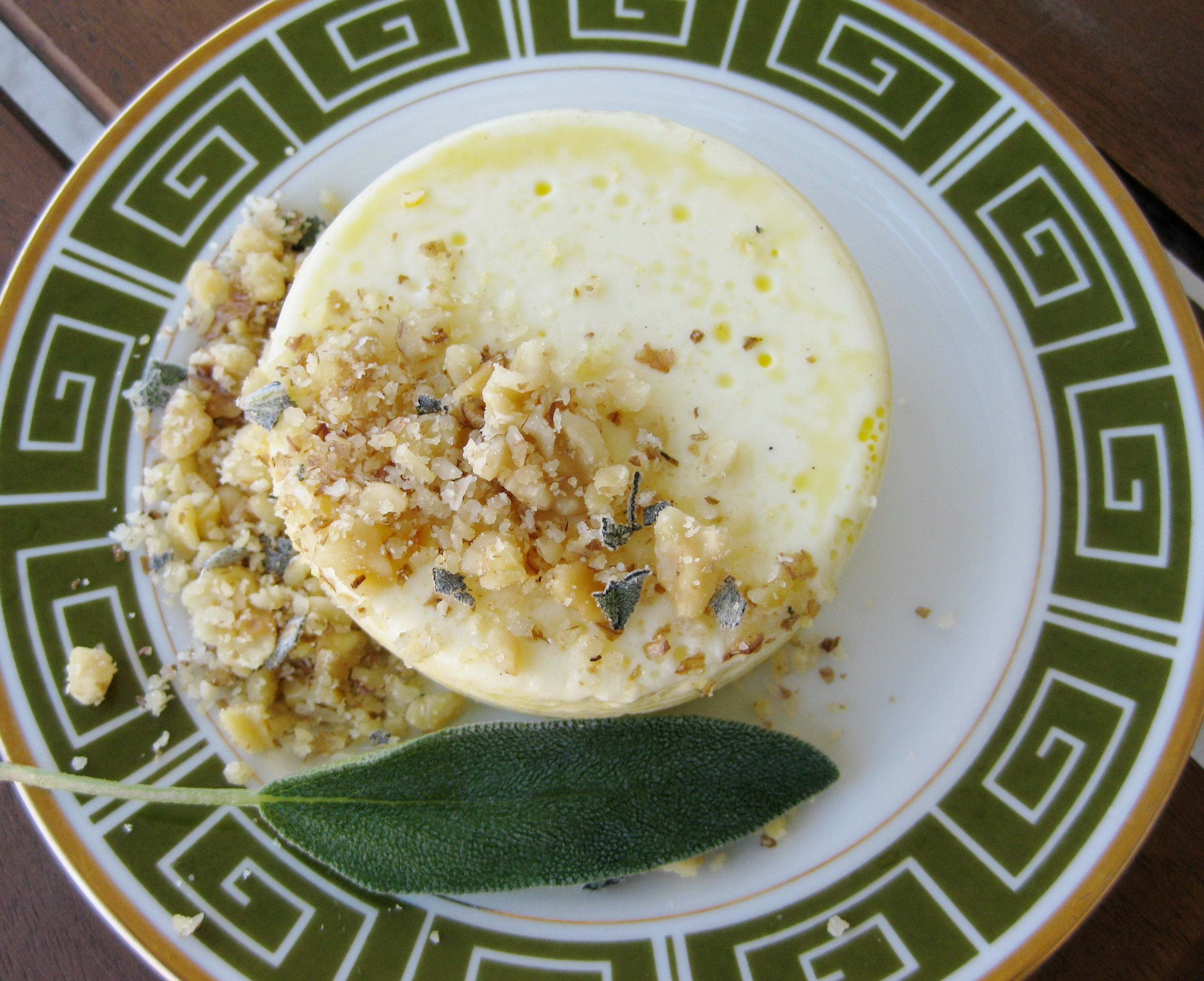 Buttermilk Sage Custards - The Pretty One