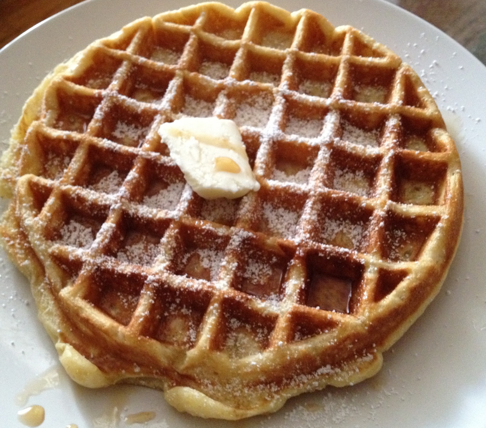 Eggnog Waffles