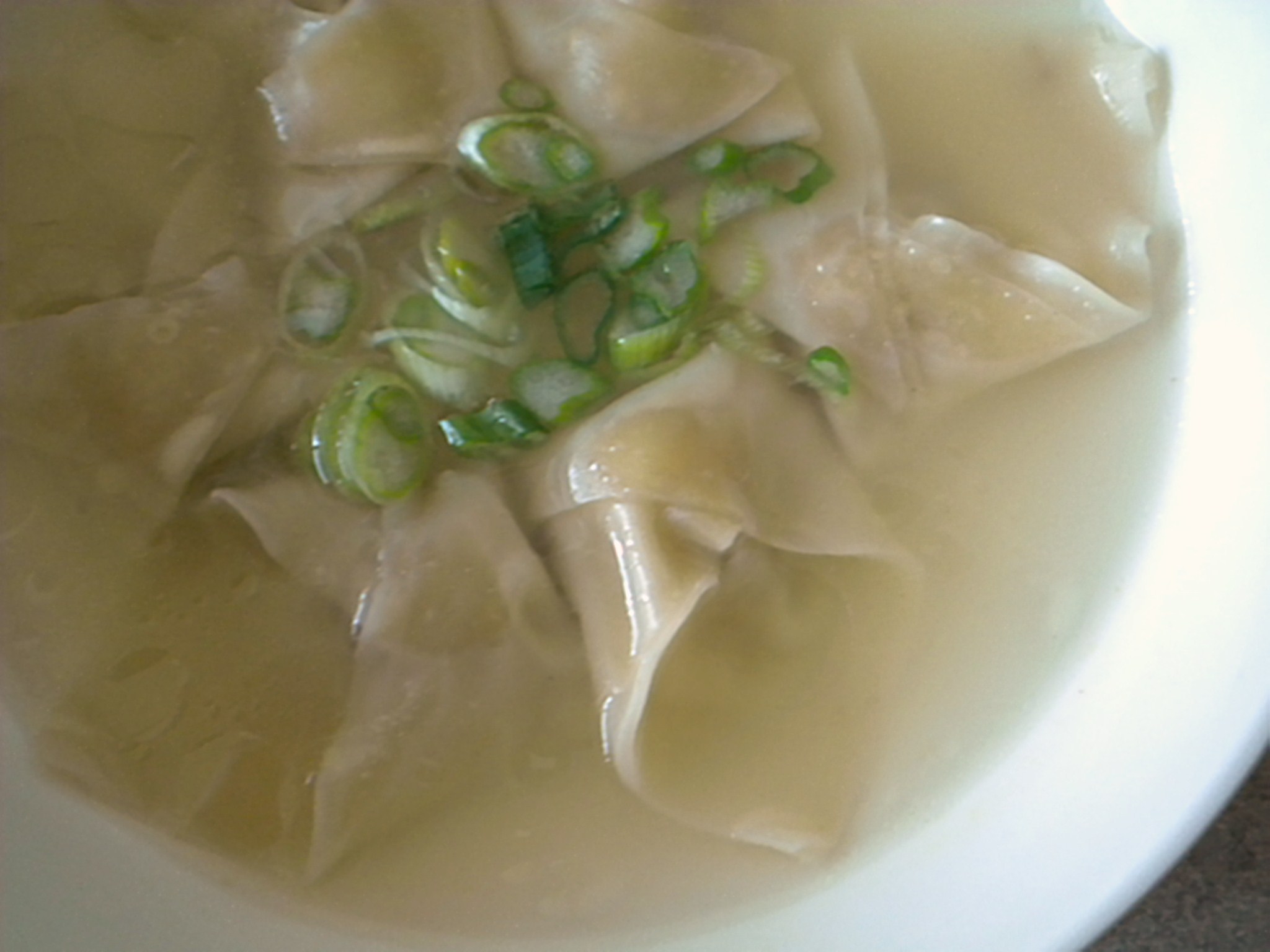 Pork, Walnut and Sage Wonton Soup