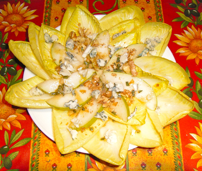 Endives Salad with Sage/Sherry Vinaigrette