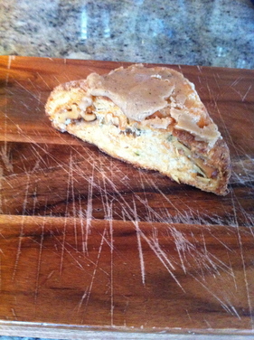 Walnut Sage Scones with Brown Butter Maple Glaze