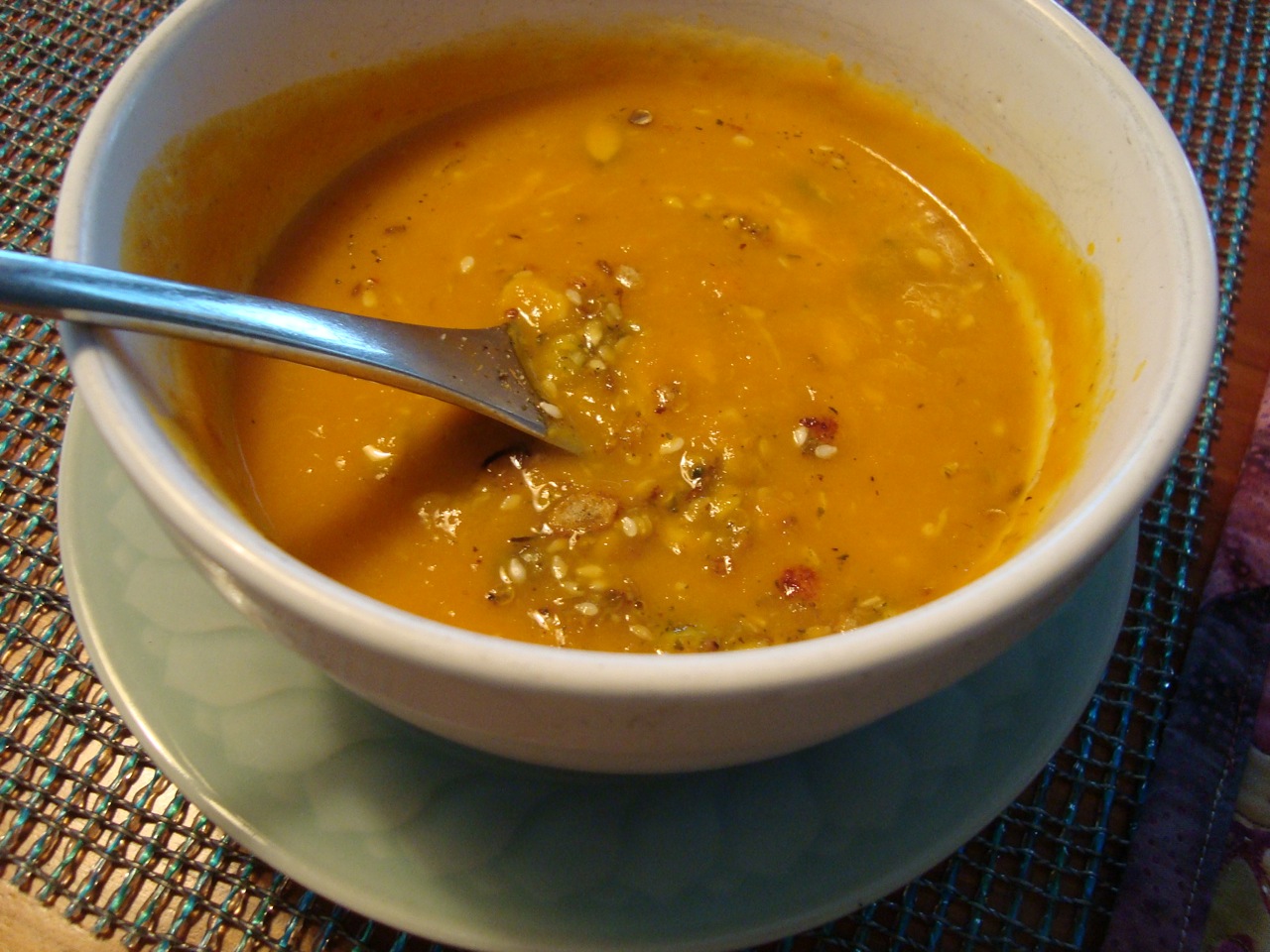 Carrot, Parsnip, and Apple Soup