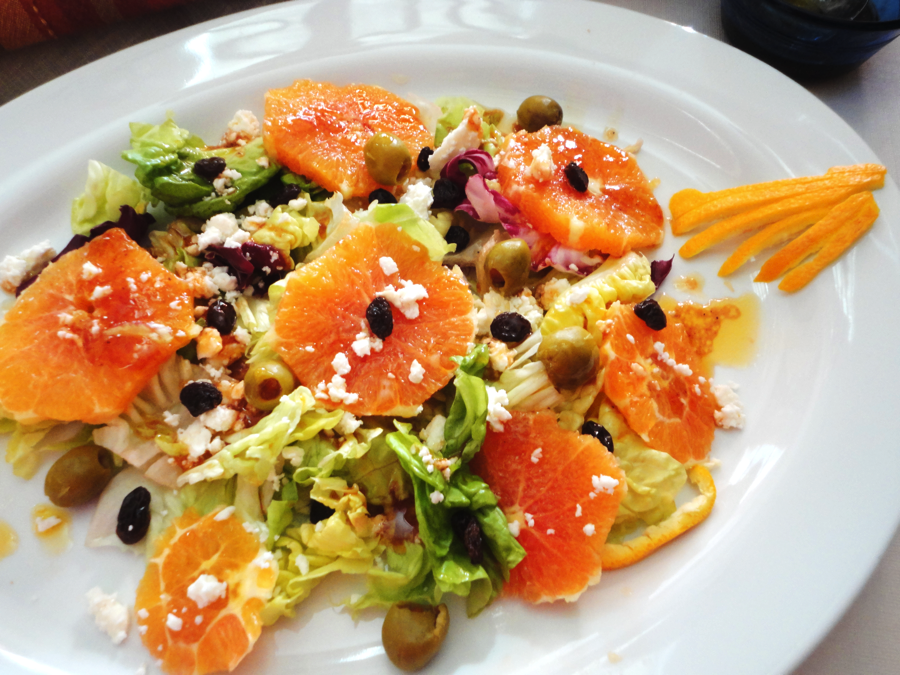 Orange Lettuce Salad