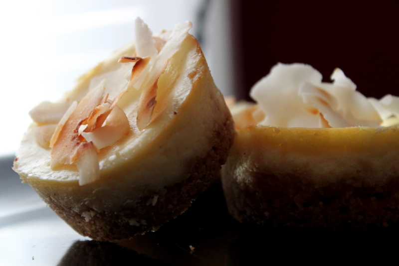Lime n' the Coconut Mini Cheesecakes 
