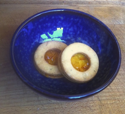 Rosemary-Fennel Cookies with Marmalade