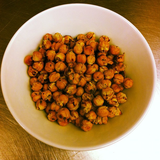 lemon roasted chickpeas