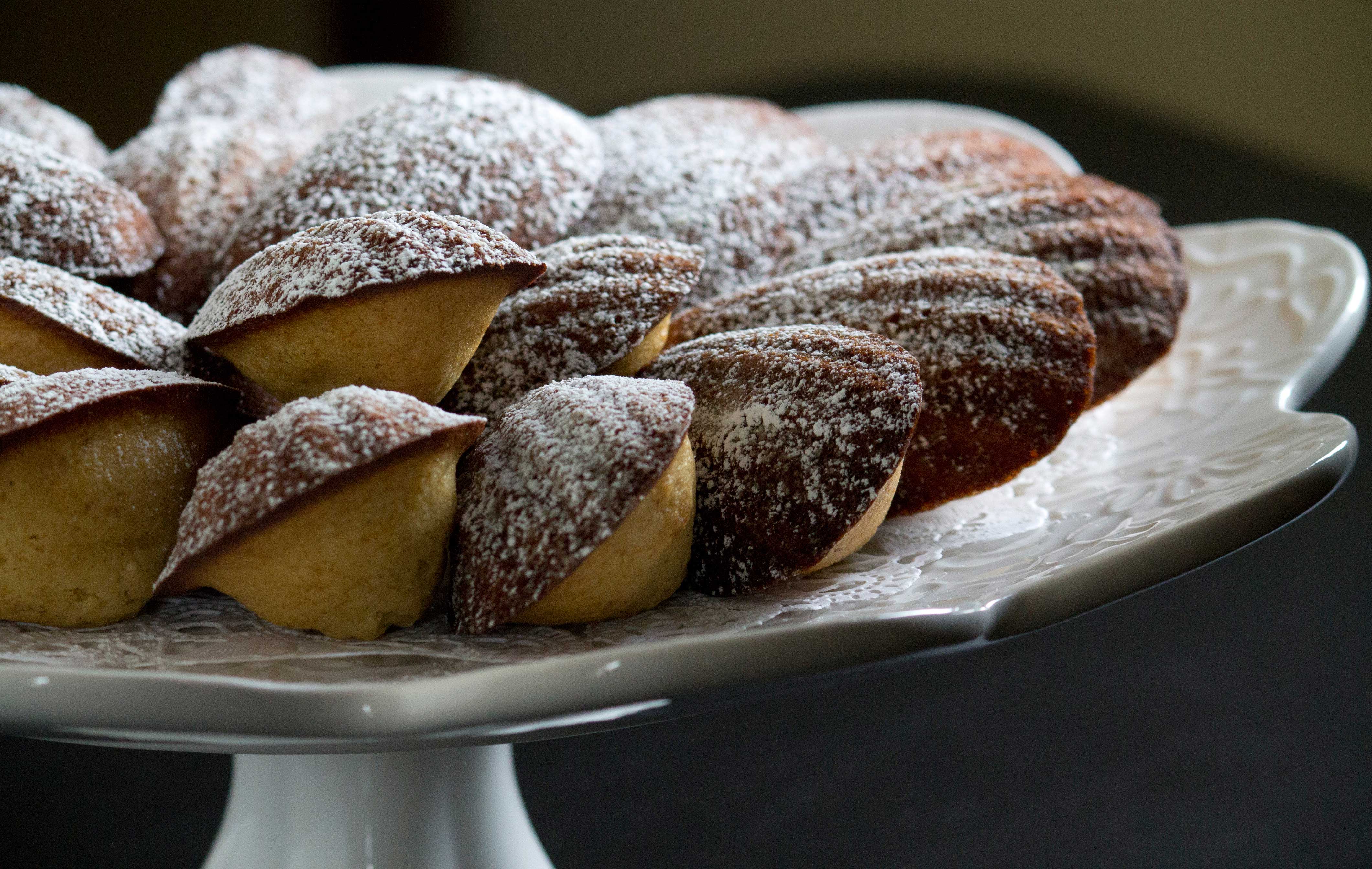 Orange Spiced Madeleines (baked when I'm tired of Winter)
