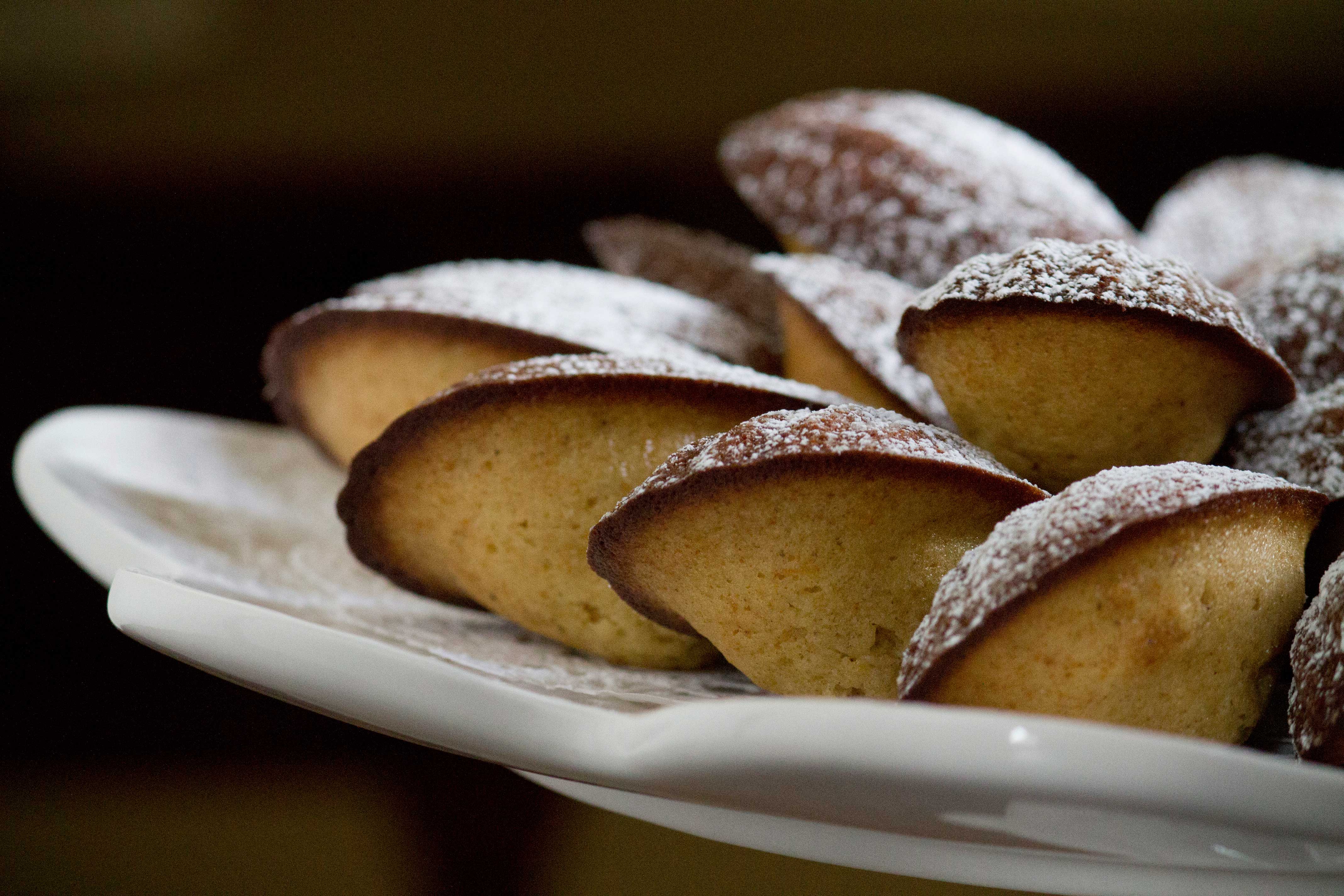 Orange Spiced Madeleines (baked when I'm tired of Winter)