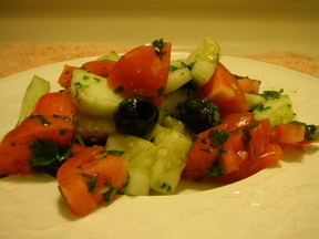 Quick Cilantro Salad