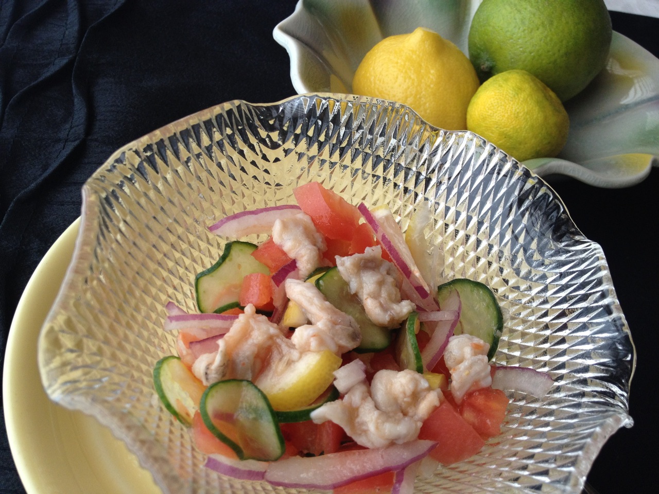 Simple Seabass-Salad Ceviche