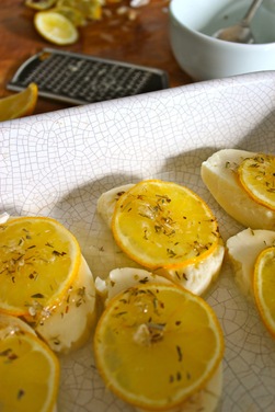Grilled Lemon Halloumi