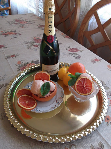 Champagne Three-Citrus Sorbet