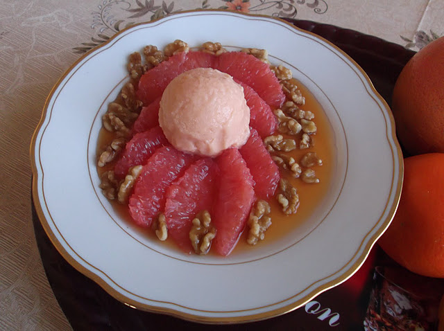 Champagne Three-Citrus Sorbet