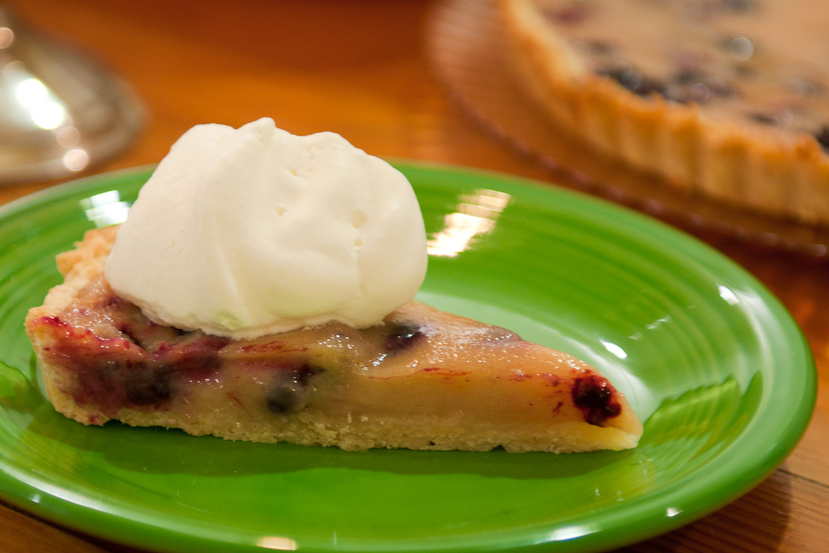 Refreshing Blood Orange and Blueberry Tart