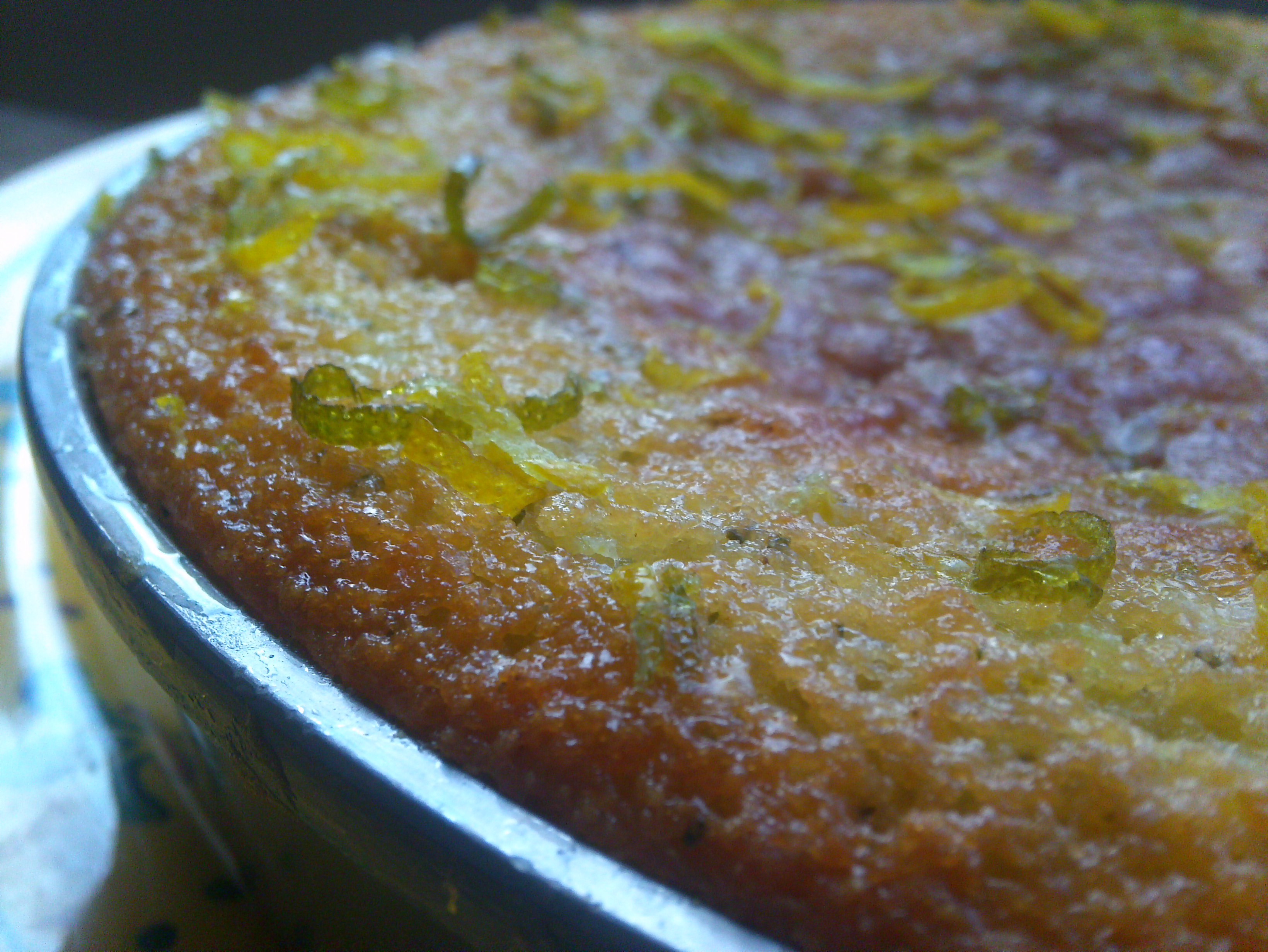 Lemon and Rosemary Cake with Citrus Glaze