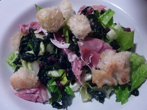 Winter Bread Salad With Prosciutto and Kale