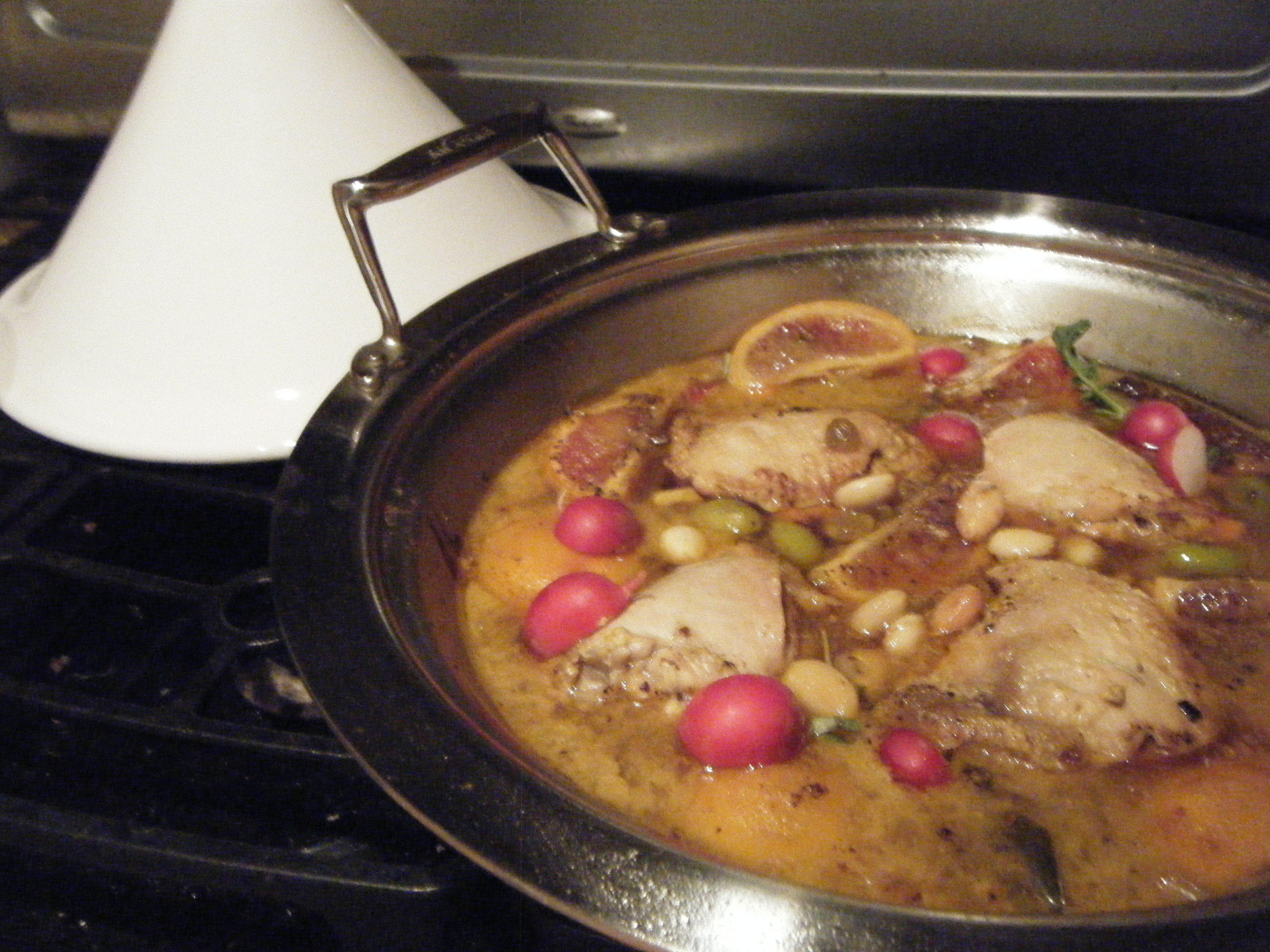 Dawn of the Big Zombie (Mustard Chicken Tagine with Couscous)