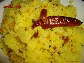 Lemon Rice -Pulihora