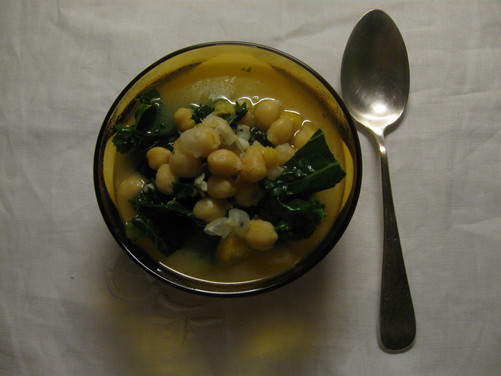 Garbanzo Bean Soup with a Twist