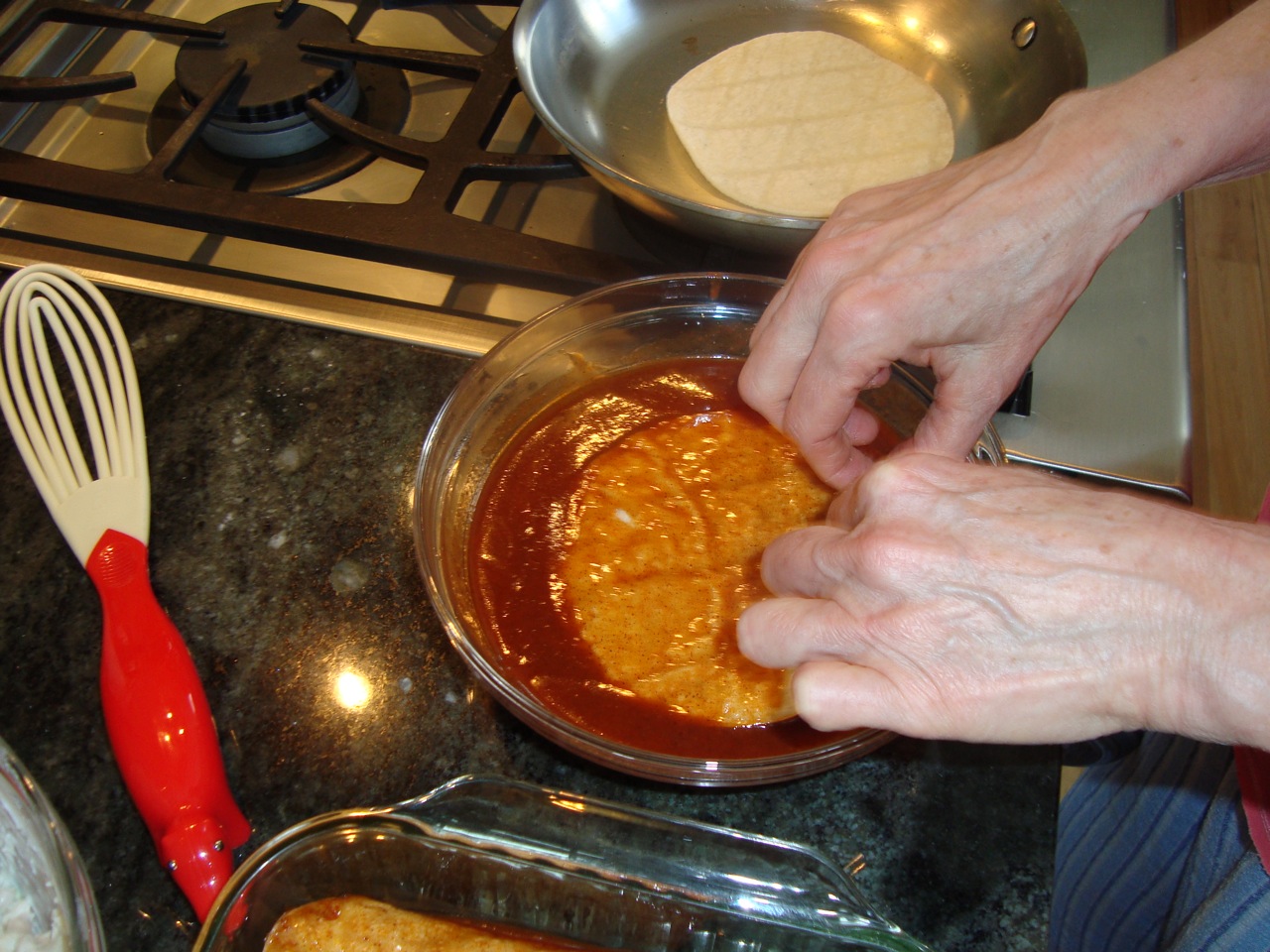 Frank Dorn's Enchiladas with Chicken