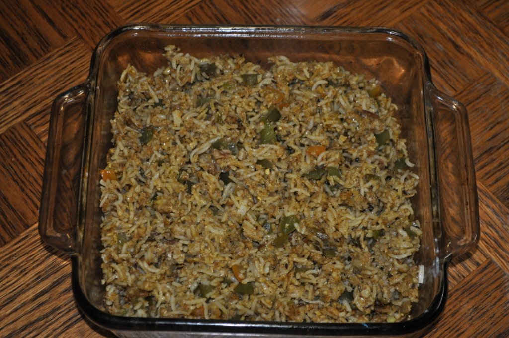 Corn and Scallion Pulao