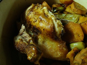 Alice B. Toklas Roast Chicken via Peggy Knickerbocker