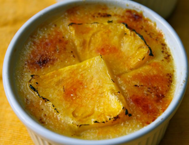 Pina Colada Creme Brulee