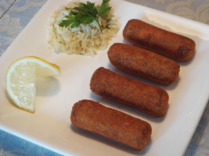 Meat Croquettes with Turkey Leftovers