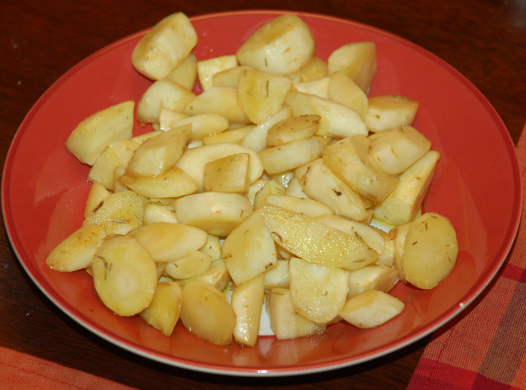 Rosemary and Brown Sugar Roasted Parsnips