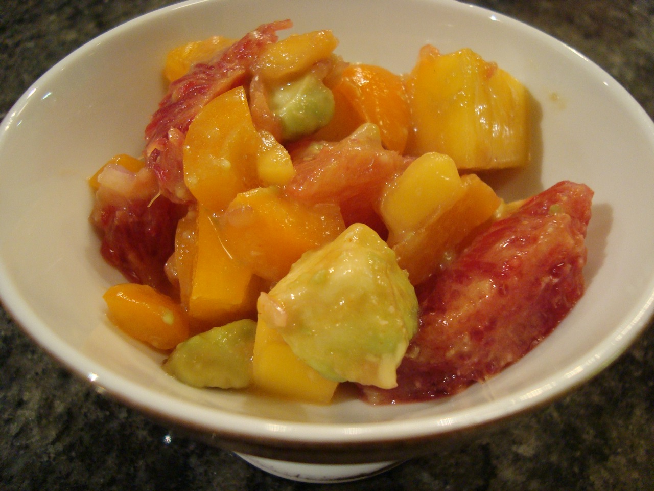 Tropical Salad with Sriracha
