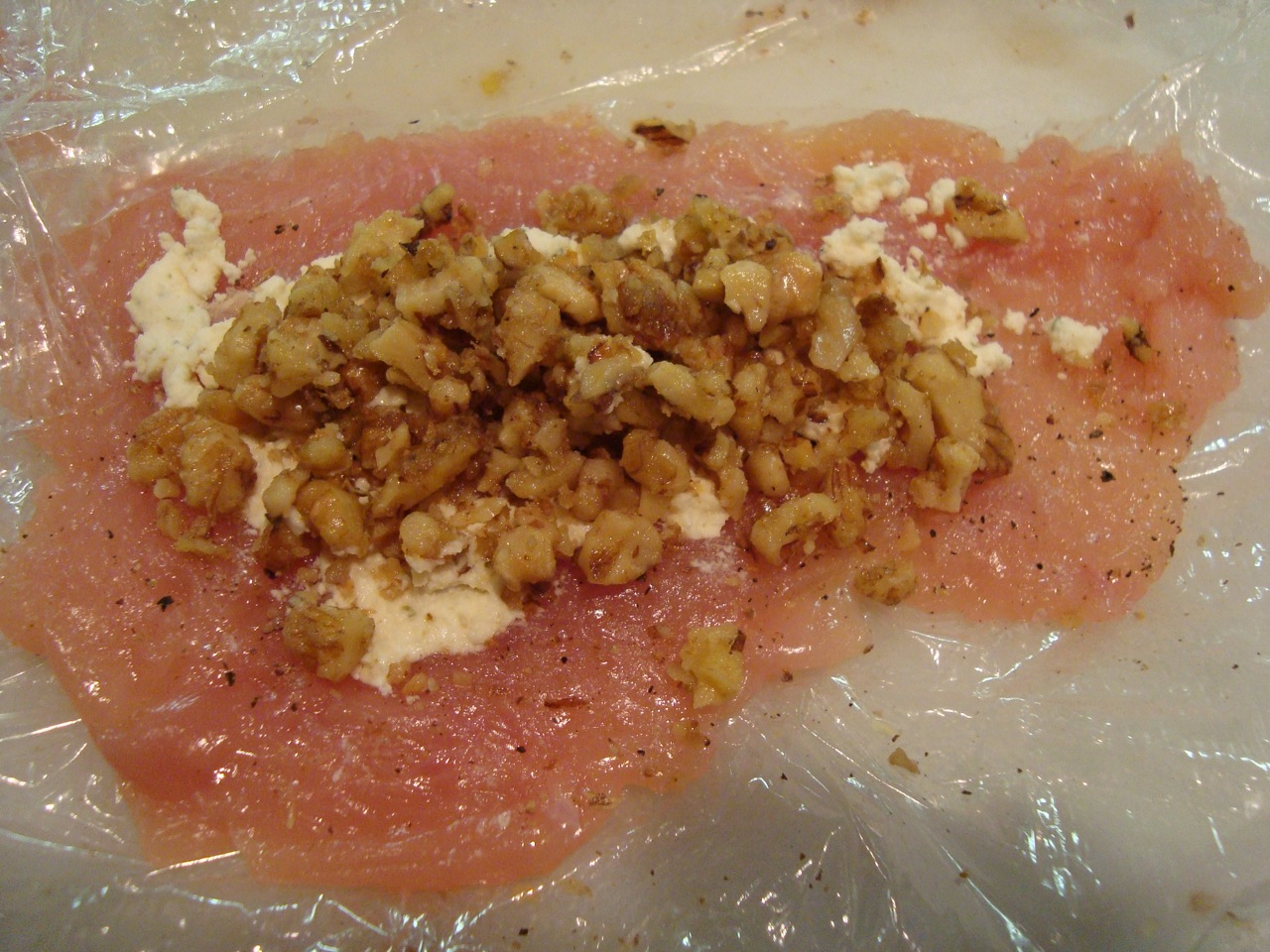 Chicken Kiev with Walnuts in a Sage Butter Sauce