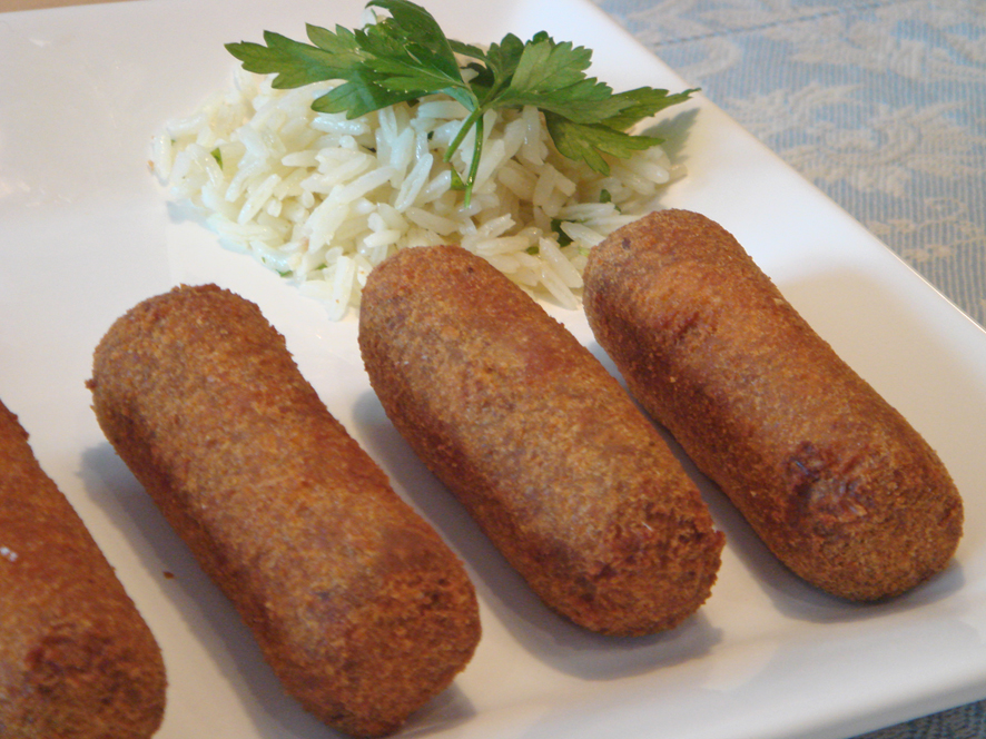 Meat Croquettes with Turkey Leftovers