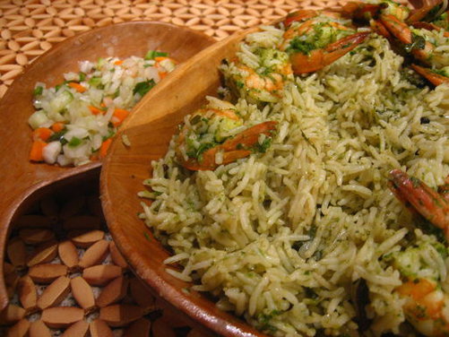 Shrimp Biryani (Indian Shrimp and Rice)