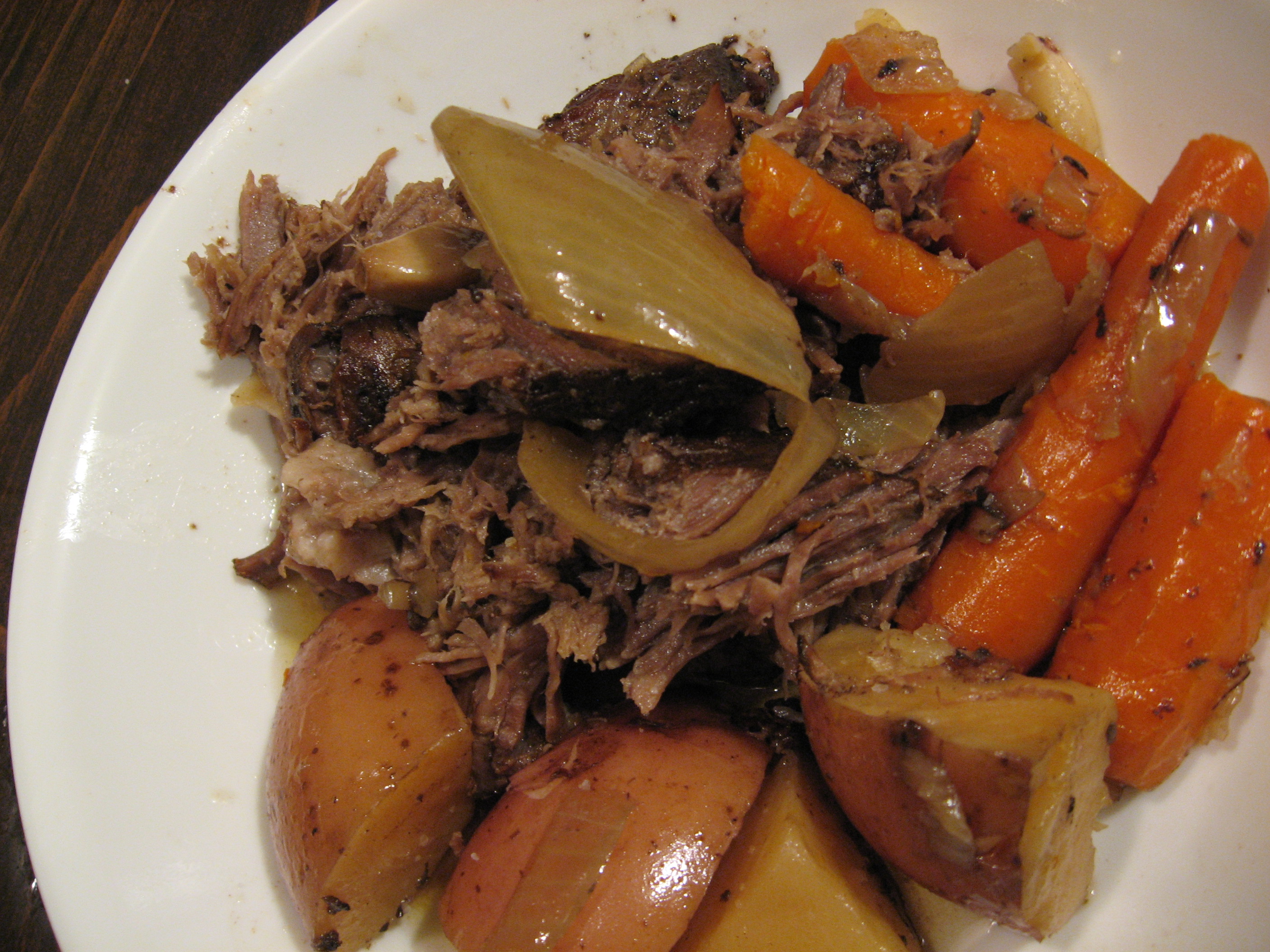 East Meets West Slow Braised Chuck Roast