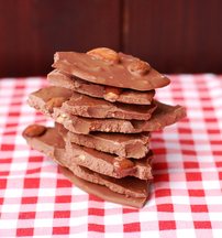 (Roasted) Almond Bark with Sea Salt aka Broken Chocolate