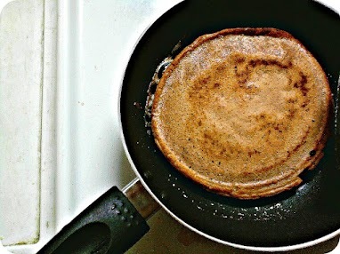 Spiced Banana Chocolate Chip Pancakes