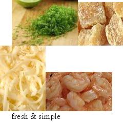 Fresh and Zesty ginger shrimp pizza